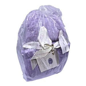 Private Quarters Spa Leaf Booties Lavender Scented Beaded Gel Socks NEW